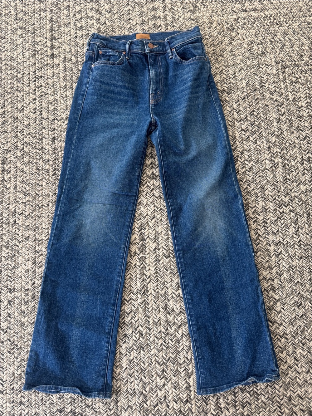 Mother Jeans The Kick It Flood - Do Not Disturb -Women's Jeans in Dark Blue